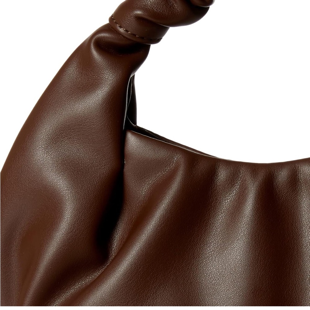 The Drop Chocolate Brown Vegan Leather Purse - Picture 3 of 6